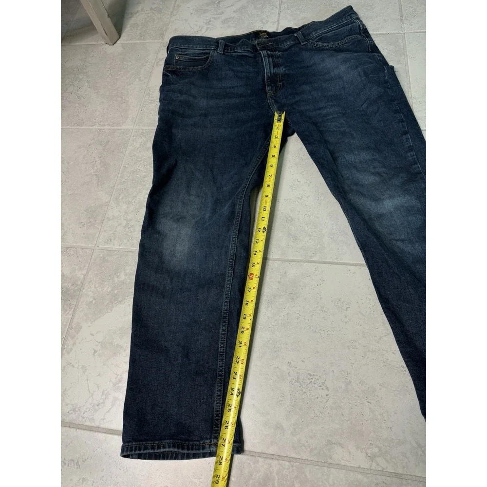 Lee Premium Select 40x 28 Men's Relaxed Fit Straight Leg Jeans Medium Wash 40x28